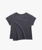 Liomeu Button Asymmetrical Short Sleeve T-Shirt_Charcoal : Radiant167