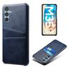 For Samsung Galaxy M35 5G Case Dual Card Slots PU Leather+Hard PC Phone Cover