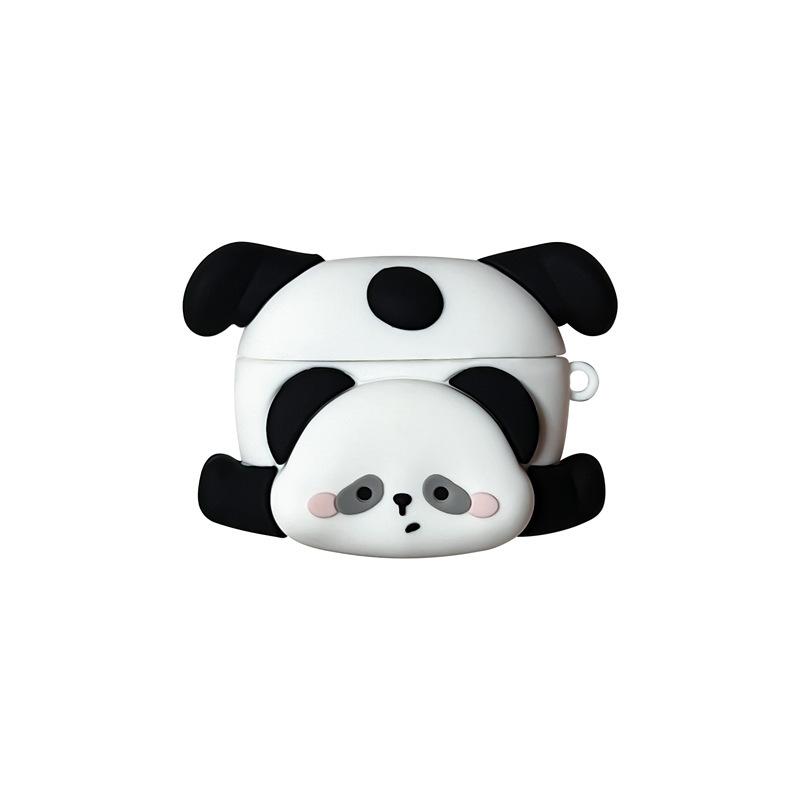 Three-dimensional cute handstand giant panda is suitable for AirPods 1 /1 earphone protective case 1pro second and third generation new models