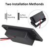 12V/24V USB-Ausgang 4.8A Dual-USB-Ladebuchse Wasserdichtes Autoladegerät-Panel mit Schalter für Auto Marine Boot Wohnmobil Bus LKW