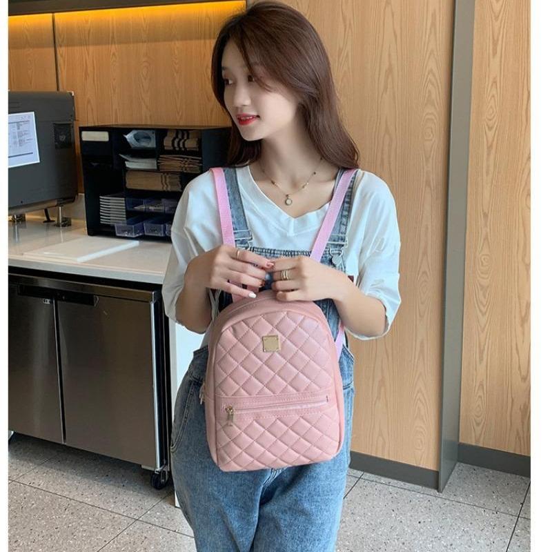 Embroidered Backpack Large Capacity School Bag Fashion Backpack