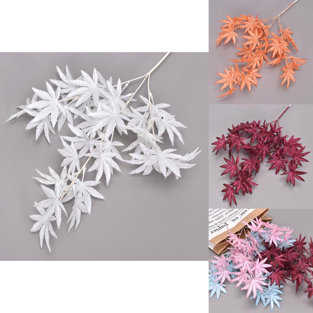 Maple Leaf Artificial Flower Wedding Prop For Outdoor Photography And Home Decor