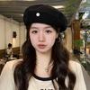 New beret women's summer versatile breathable thin painter hat fashionable big head circumference hat showing small face