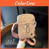 Small Square Bag For Women Men With Zipper Closure And Inner Phone Pocket Perfect For Daily Casual Outings