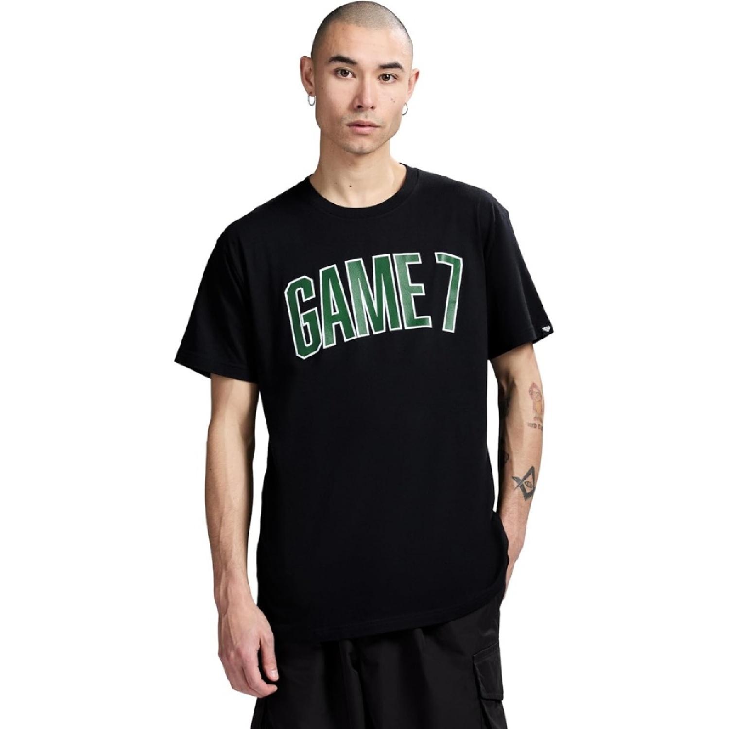 GAME 7 Men s Short Sleeve Lightweight Graphic Logo Crew Neck Cotton T-Shirt S