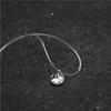Fashion Shiny Crystal Necklace Zircon Pendant Transparent Fishing Line Invisible Ladies Necklace Jewelry Clavicle Chain Chocker
