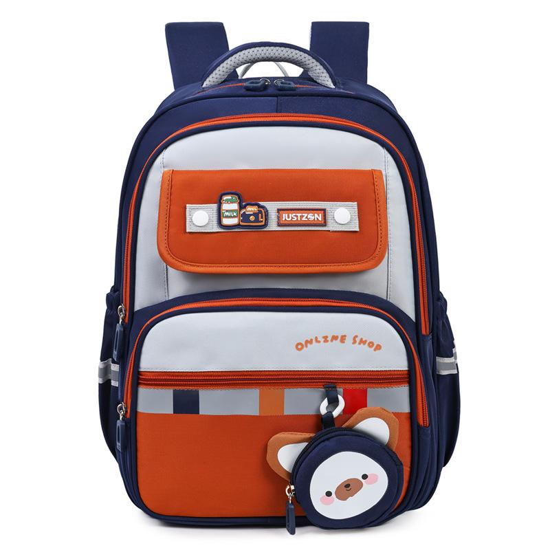 Elementary School Bags Boys and Girls Spine Care To Reduce Burden Backpacks Children's Large-capacity Student Schoolbags
