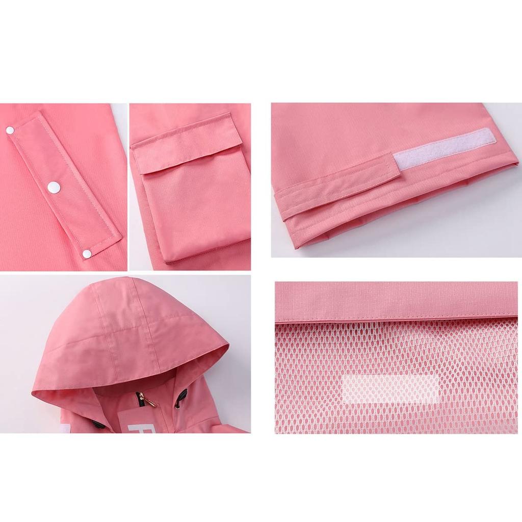 Rainfreem and Rain Suit Suitable for and Khaki Perfect for the Rainy Women's Men's Set, Stain-Resistant, Unisex, Cycling, Motorcycles, Scooters,