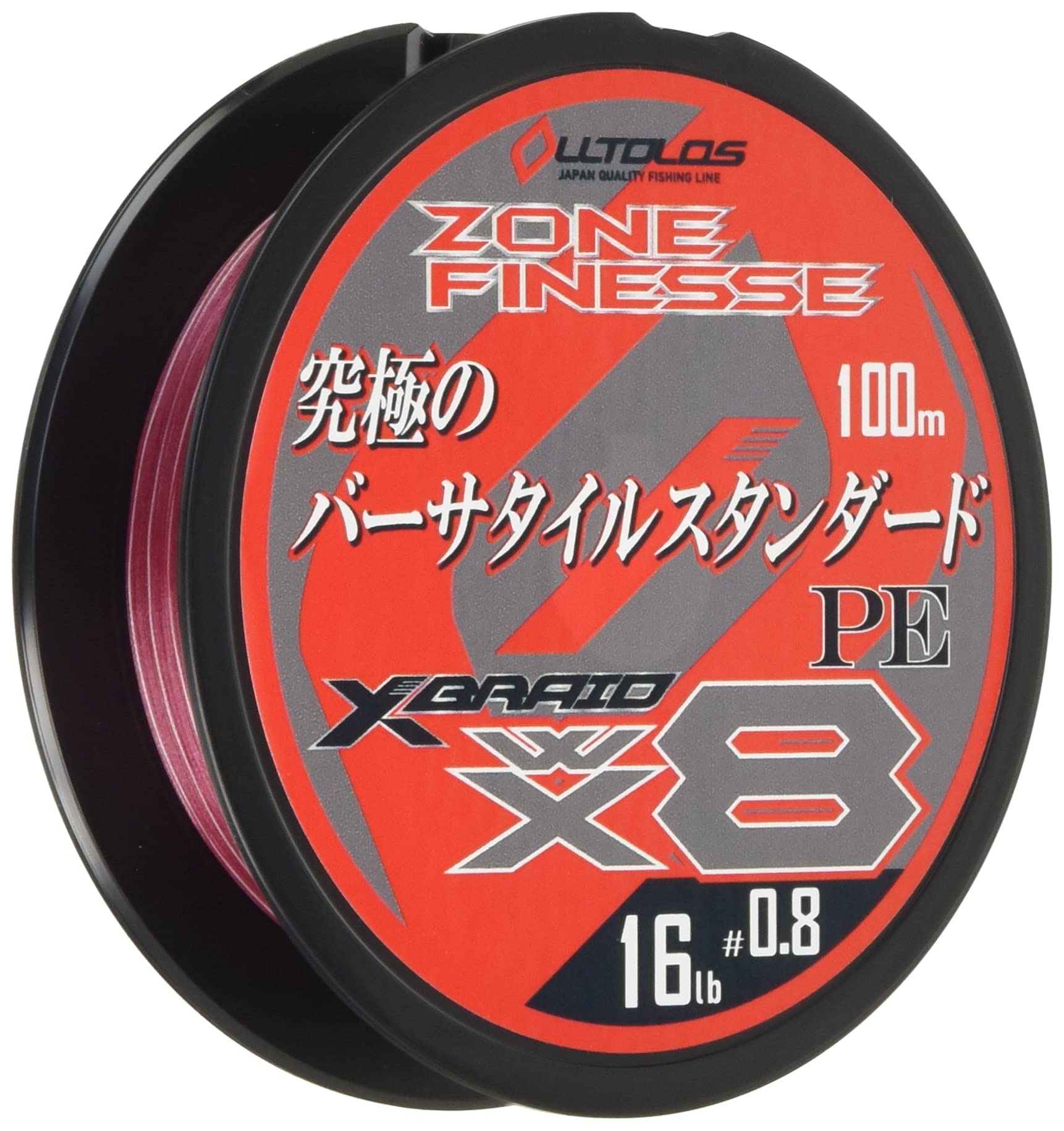 

Ortros PEWX8 Zone Finesse 100 м 16 фунтов X-Braid 0,8