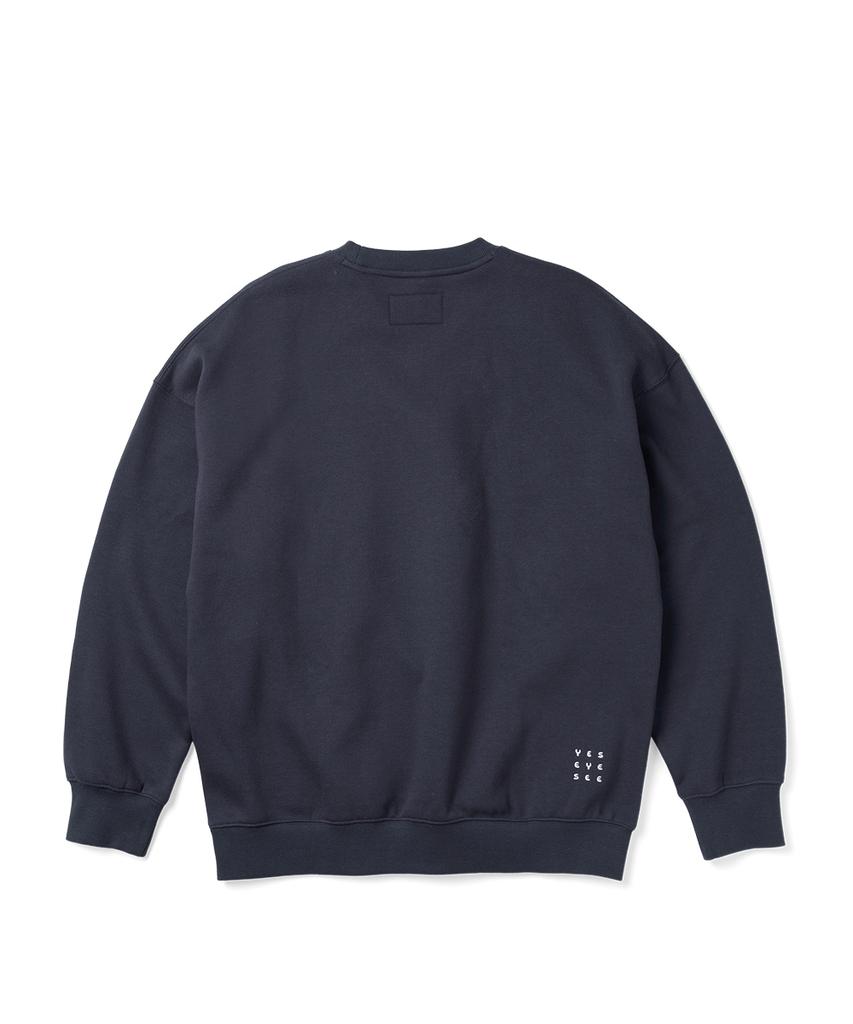 YESEYESEE Y.E.S Combine Sweatshirt Light Navy