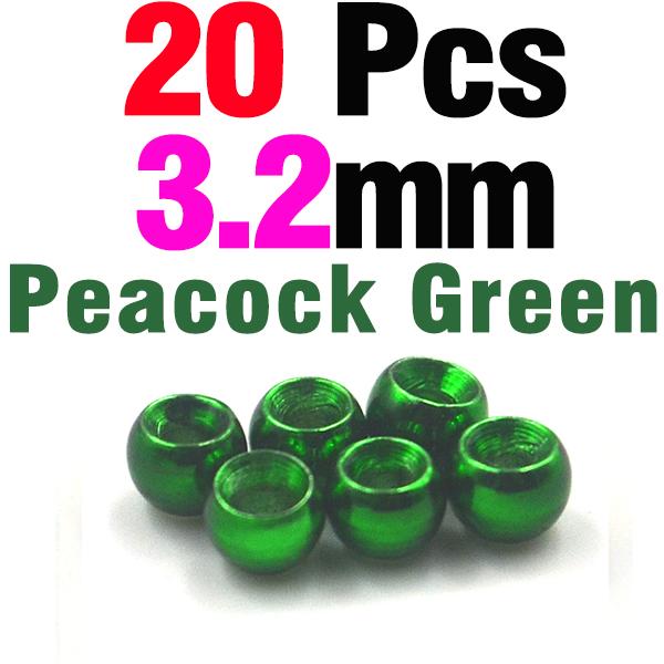MNFT 20Pcs Brass Fly Tying Bead Beads Fly Fishing Materials Size 2mm 2.4mm 2.8mm 3.2mm 3.4mm 3.8mm