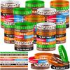120 Pcs Football Silicone Bracelets Bulk Football Party Favors Football Motivational Rubber Wristbands for Men Women Sport Football Tailgate Birthday