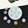 Silicone Craft Mold Collection 6 Flower Designs Rose Petal Pinecone Blossom Heat Safe Flexible For DIY Jewelry Creation