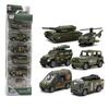 1: 64 Alloy Military Style Car Model,6-piece Set of Car Toys,original Packaging Gift,wholesale