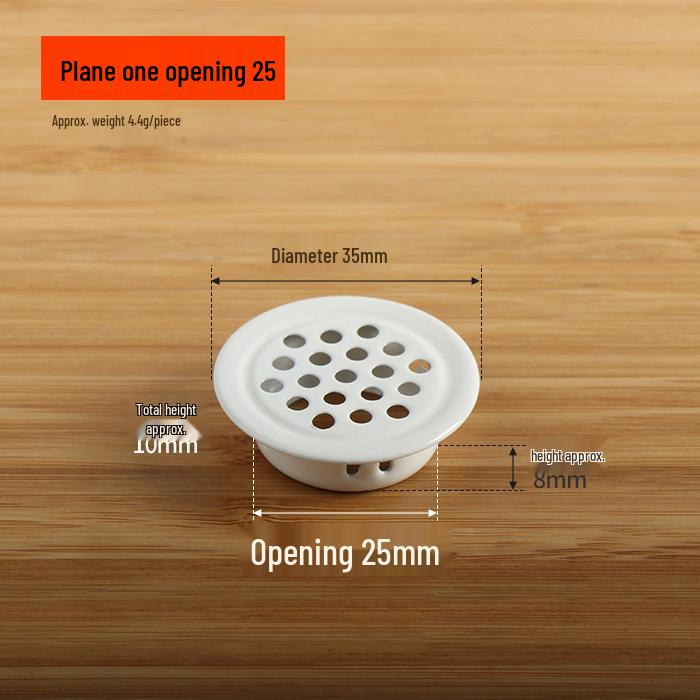 Stainless Steel Round Mesh Vent Cover for Cabinet or Wardrobe