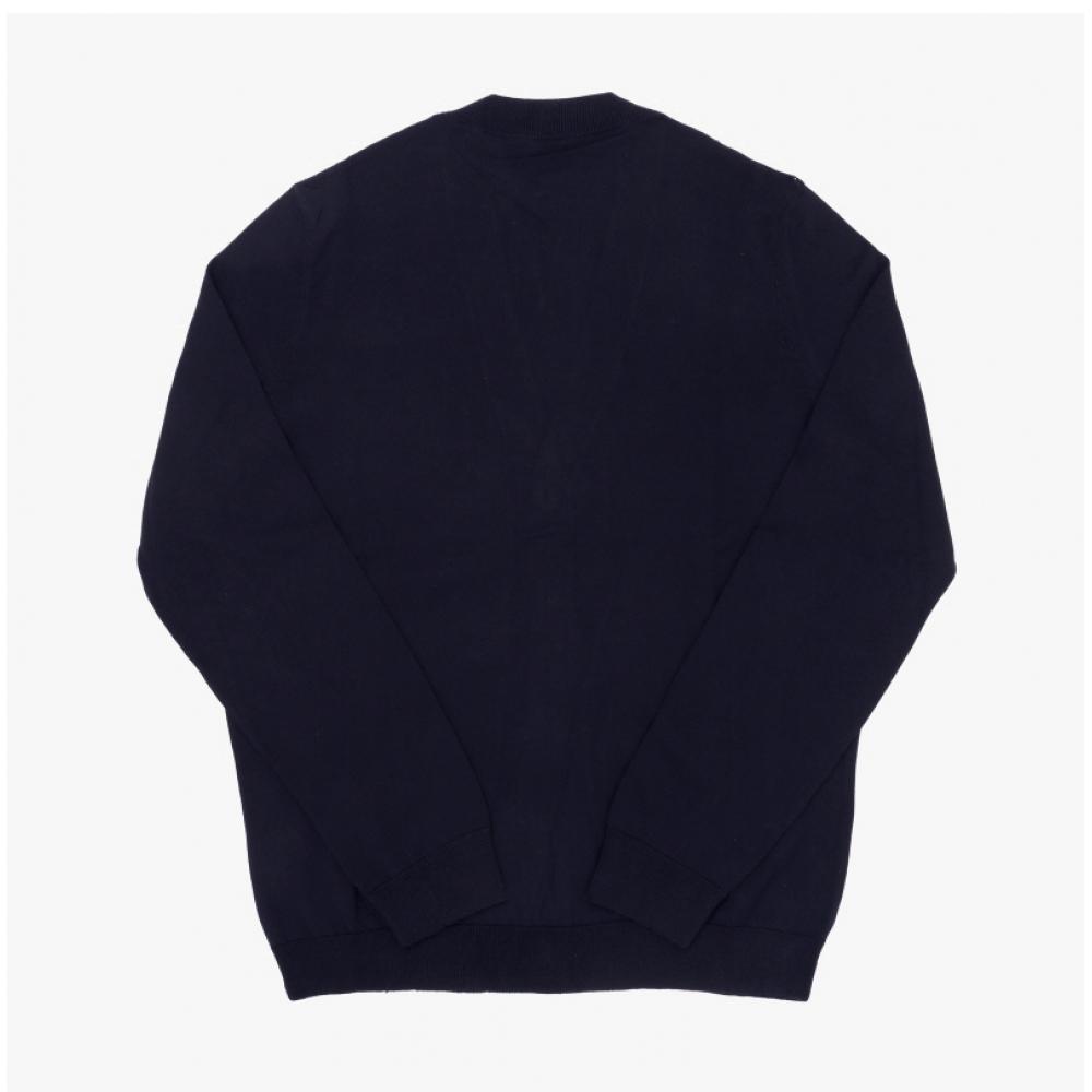 ApeSSe Coezj H22315 Iak Dark NaVy Jamie Jamie Crepe V Neck Men S Cardigan