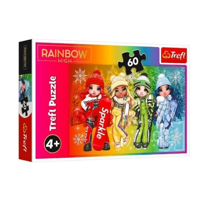 Puzzle 60 pièces TREFL MGA Rainbow - Pour enfants à partir de 3 ans - Puzzle 3D non inclus