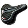 Soft Bike Saddle, Striped Black Bike Seat, Mountain Bike Seat Cushion