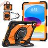Rugged Armor Kids Case For iPad 10th Air 5 4 10.9 Air 11 13 10.2 8th 9th 9.7 Generation Tablet Stand Shockproof Cover