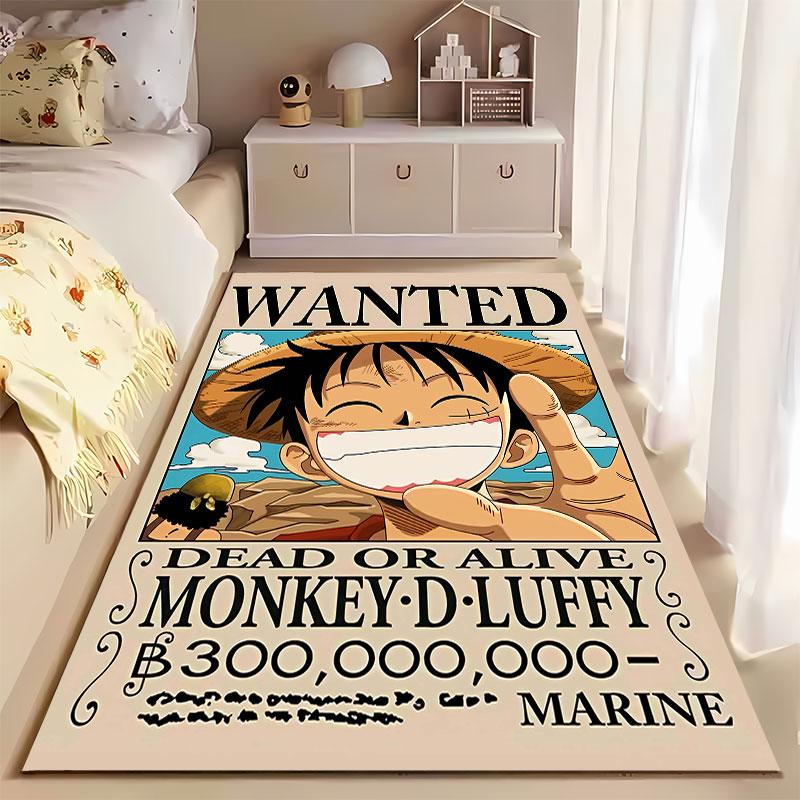 Wanted Poster Design Carpet suitable as a non-slip mat for the living room or bedroom sofa