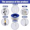 1-20Roll PTFE Industrial Sealant Tape Waterproof Thread Duct Tapes for Plumbing Fitting Repair Tools Shower Head Pipe Sealing