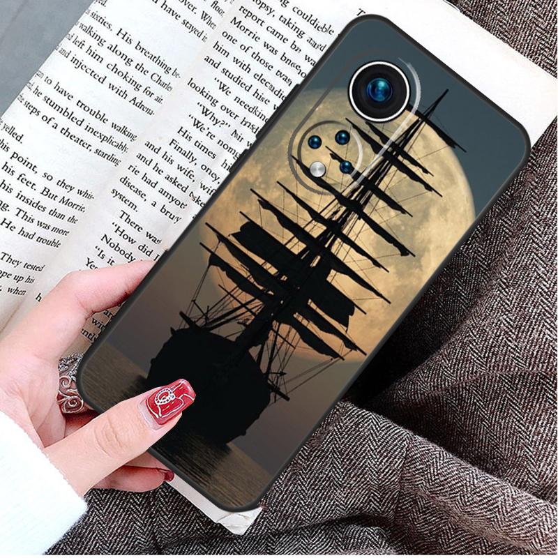 Sailing Pirate Ship Boat Case For Honor Magic 8 7 6 Pro Honor X9d X9c X9b X9a X8b X8c Win 50 70 90 200 400 Lite Cover