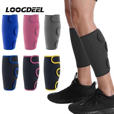 Loogdeel Adjustable Sport Shin Guard Leg Warmers for Cycling Football Basketball Weightlifting Calf Protection