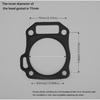 Strongthium Non Hemi Gasket Set Kit For 212 Predator Tillotson Lifan Ducar Locin Lifan 210 213 224 Mini Bike Go Kart Engine Upgrade Rebuild 212Cc