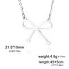 Bow Necklace for Women Gold Silver Bow Necklace Fashion Bow Pendant Necklace Bow Necklace Jewelry Perfect Jewelry for Women
