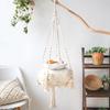 Large Macrame Cat Hammock,Macrame Hanging Swing Cat Dog Bed Basket Home Pet Cat Accessories Dog Cat's House Puppy Bed Gift