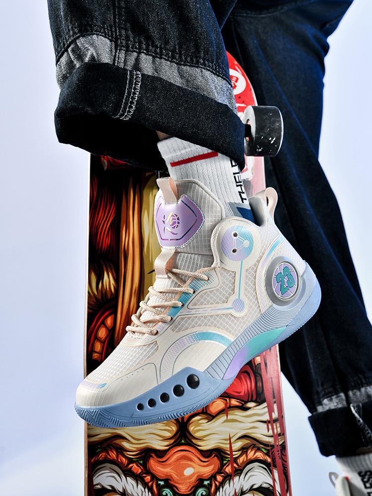 Men's Kobe High-Top Basketball Shoes - Spring/Autumn, Shock-Absorbing, Professional Sport Shoes for Students and Teens.