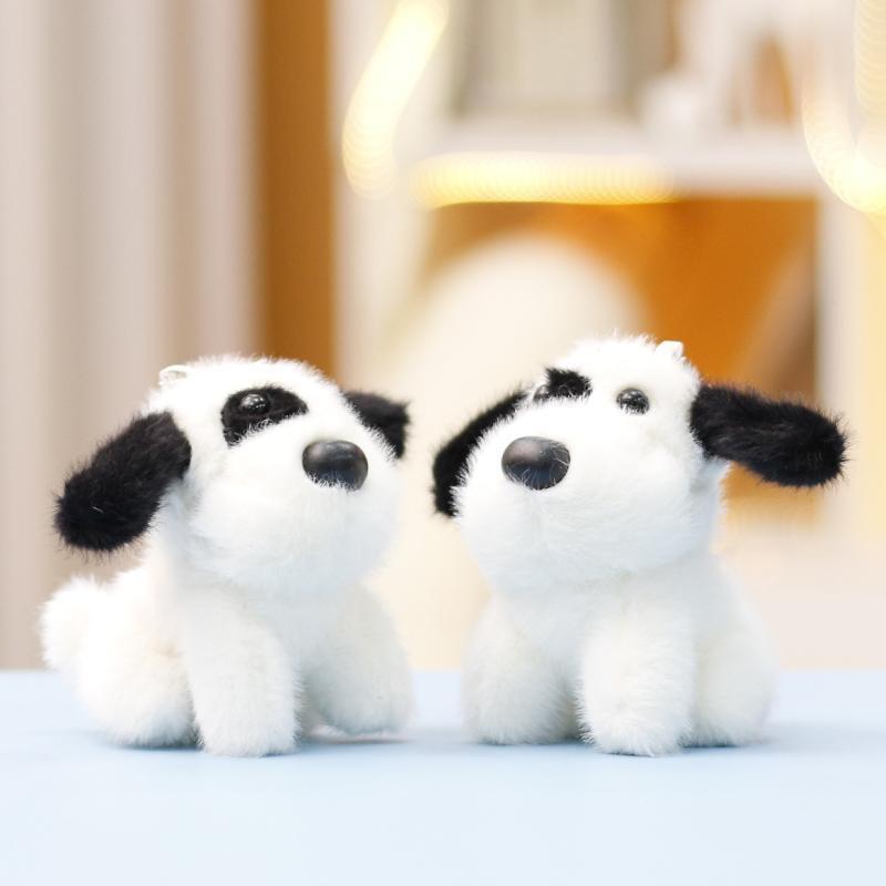 Dalmatian Plush Dog Doll Keychain Cartoon Toy Decoration Pendant Cute Gifts