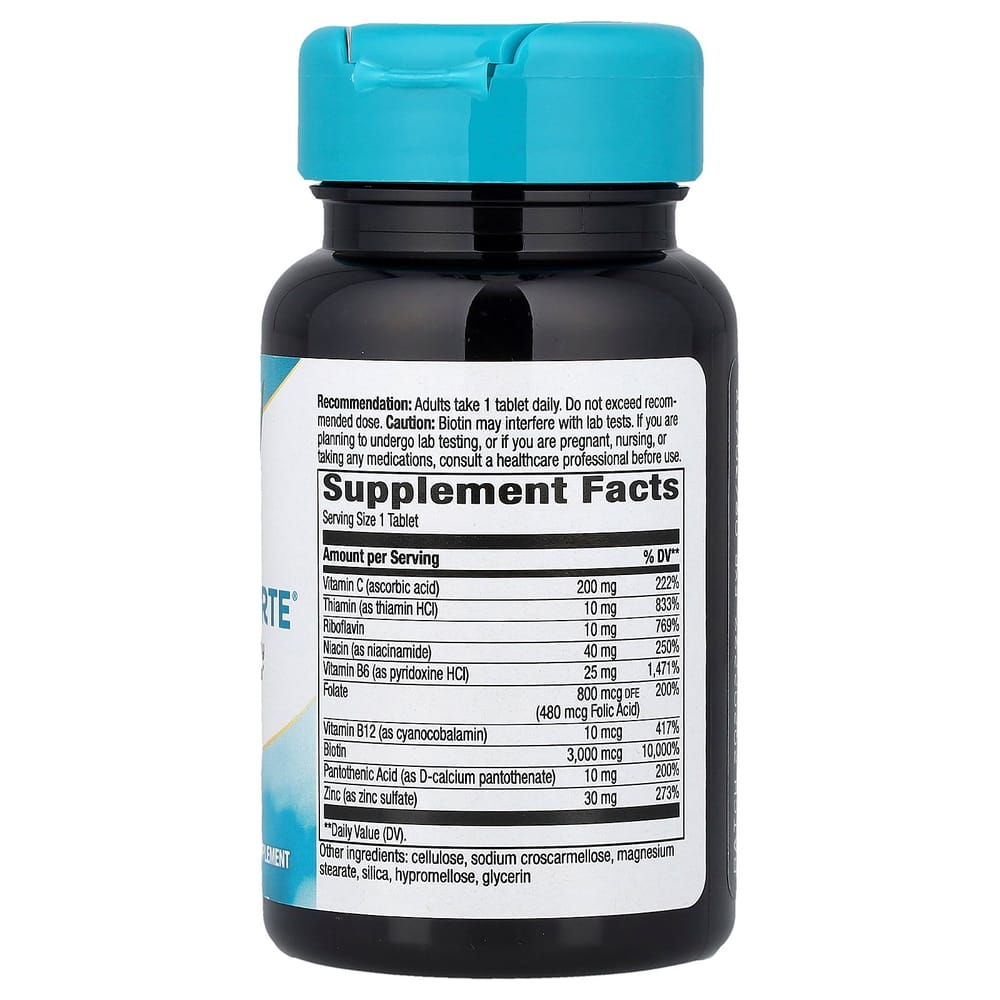 Nature's Way Enzymatic Therapy Biotin Forte with Zinc 3mg 60 Tablets
