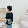 Adorable Children's Sling Bag In Fashionable Plaid Design Perfect For Toddlers