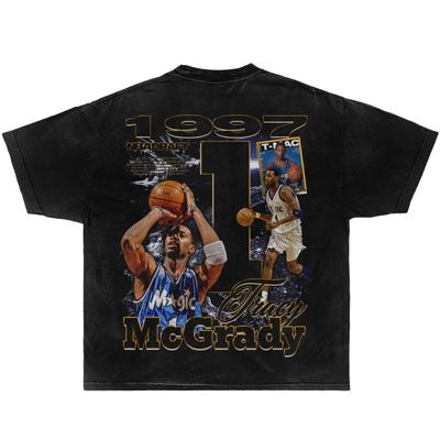 1997 T-Mac Magic Tracy McGrady Boxy Vintage Maglie da Basket Streetwear Y2K