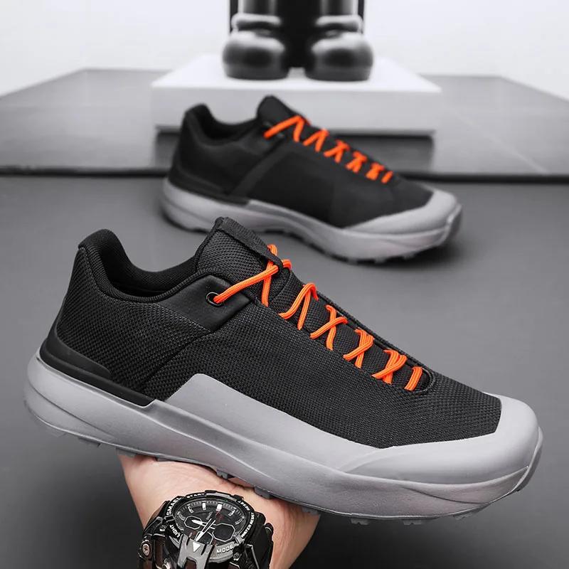 Anti Slip Men Hiking Shoes Lightweight Breathable Climbing Trekking Shoes Waterproof Walking Sneakers Male Casual Sports Shoes