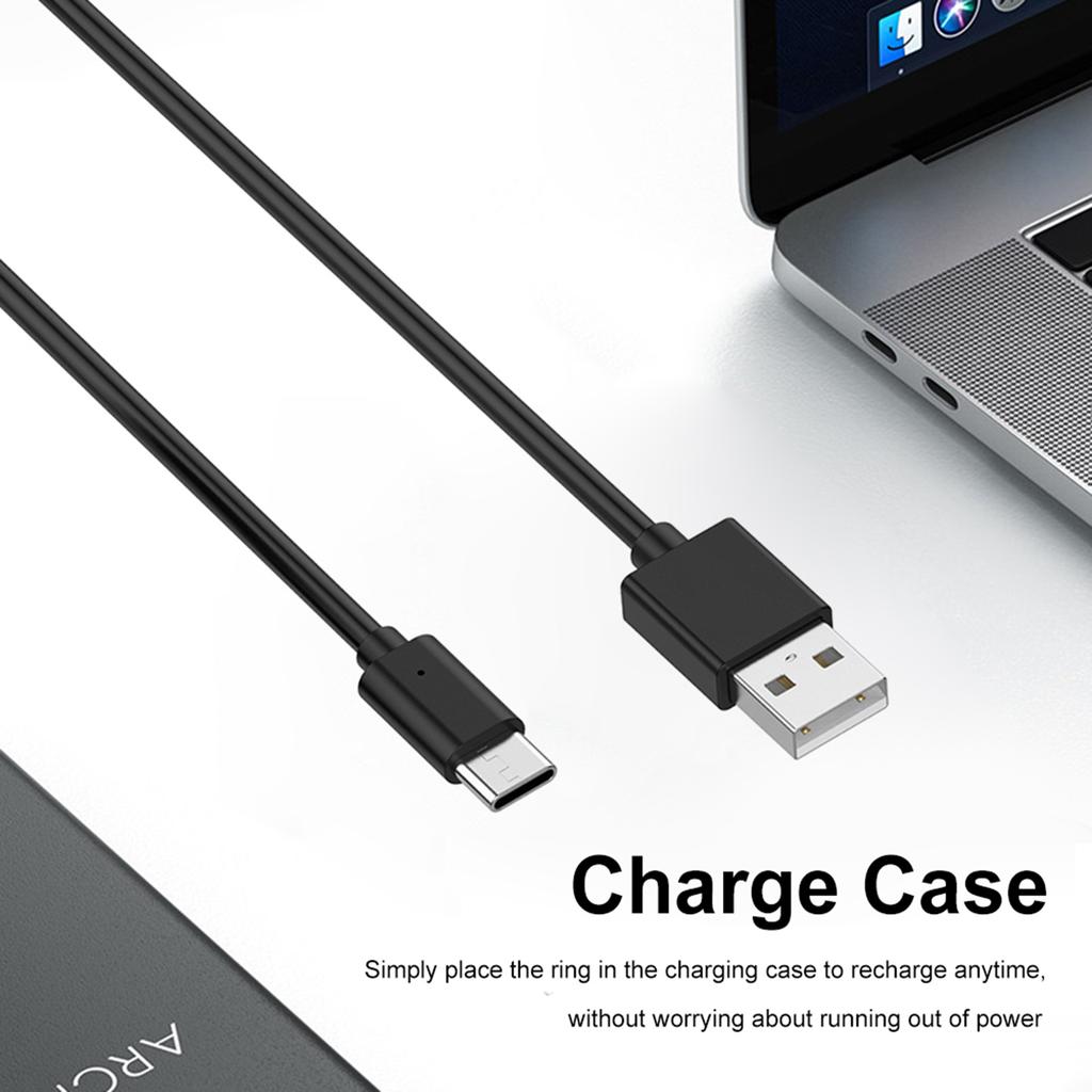 Compatibil cu Carcasa de Încărcare Oura Ring Gen 4 Gen 3 Dock de Încărcare Portabil Sigur cu Cablu USB-C pentru Accesorii Inel Inteligent