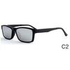 2076 New Large Square Frame Magnetic Clip-On Men's Polarized Sunglasses - Multi-Color Options