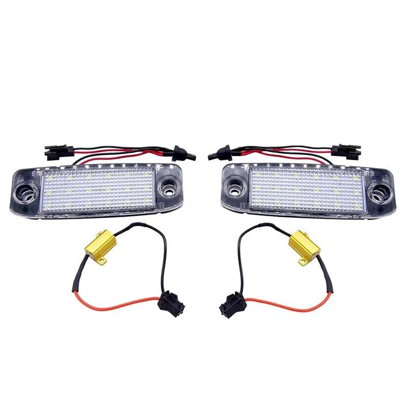 اشترِ 1 Pair Fit For KIA Carens Ceed Rondo 12V LED Car License Plate