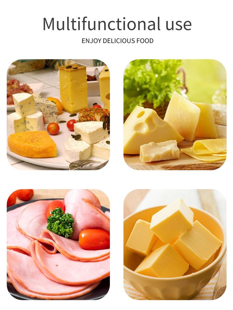 Edelstahl Käse- & Brotschneider mit Skala