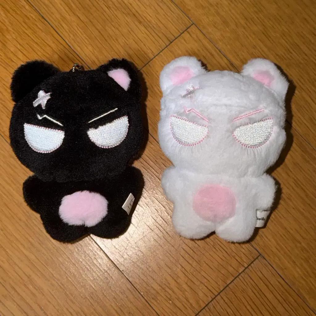 &TEAM Nicholas Erdbeer Nyan Puppe, Schwarz und Weiß, Set Gebraucht