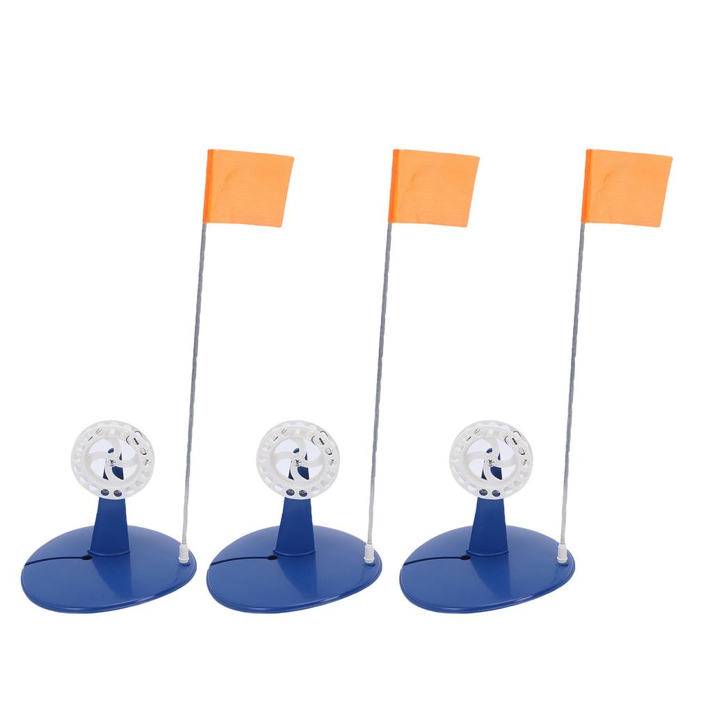3 ks Vlaječky na ledový rybolov Přenosný indikátor záběru proti chladu pro zimní rybolovný náčiní a příslušenství