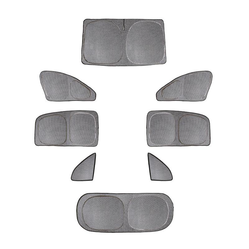Ideal L6 Car Window Sunshade - Ice Crystal Design for Heat Insulation & Privacy