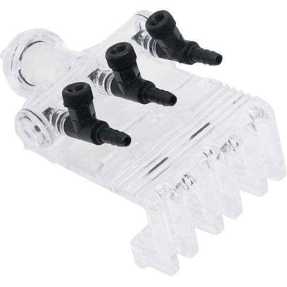 MY MIRONEY 3-Way Aquarium Air Check Flow Control Swtich Gang Valve for Fish Tank 3-Way