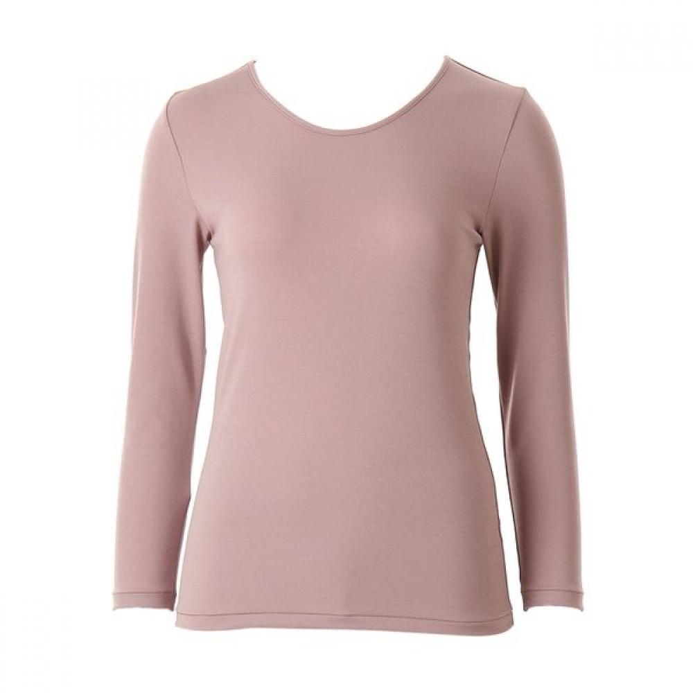 

VenuS 25aw Supima Cotton 100 Double Sided Stretch Women S 9 Point Top Vlg5072c Red Bean (RN)/100