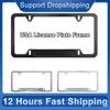 Versatility Frame Car License Plate Frame United States Standard Auto Number Plate Holder Stainless Steel/aluminum Alloy Frame