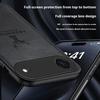 For iPhone Air Case Deer Pattern Cloth Texture PU + PC + TPU Phone Cover