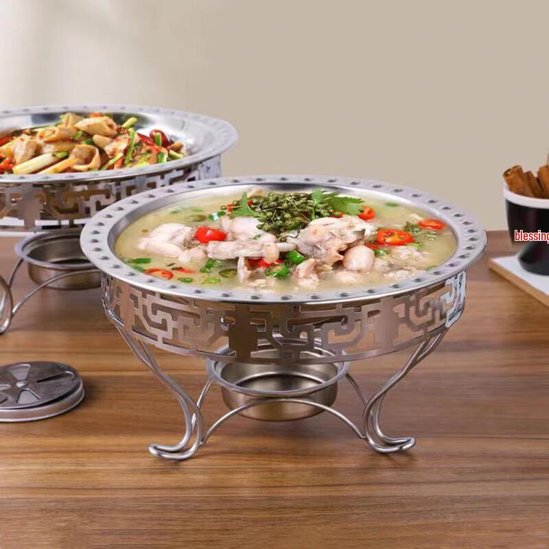 ZISIZ Wrought Iron Alcohol Hot Pot Stove Stand