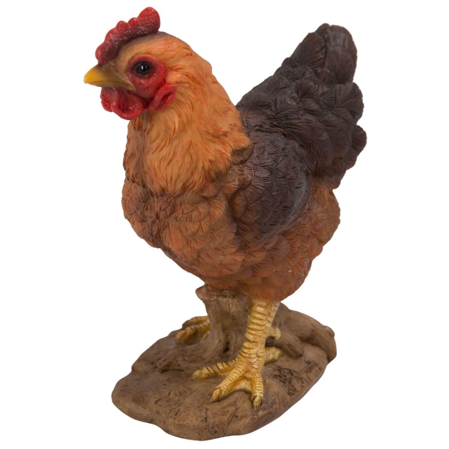 

Ubia Chicken x x cm Doll Figurine Ornament Animal Garden Decoration Realistic Cute Bird H16140 (Small) 8.5 4.5 10.3