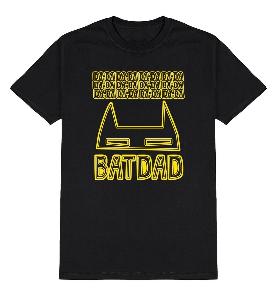 

Футболка Da-Da Batdad Мужская Бэтмен Дада Смешной Подарок Рождество День рождения Супергерой M